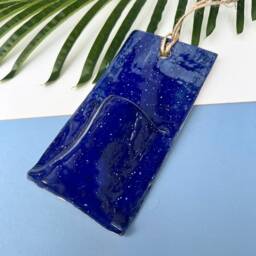 Dark Blue Hanging Vase - thumbnail 4