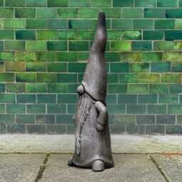 Nordic Gnome Statue Concrete Viking Tomte Sculpture Scandinavian Garden Decoration Handmade Stone Dwarf Figurine Rustic Outdoor Ornament - thumbnail 2