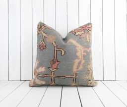 Turkish Kilim Pillow, 20x20 Inch, 50x50 cm Kilim Pillow Cover, Home Decor, Decorative Throw Turkish - thumbnail 1