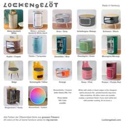 Betty With Door - Coffee Table From Oil Barrel - Industrial Handmade in Hamburg Loft Furniture Design Side - thumbnail 3