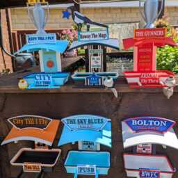 Manchester City Bird Feeder Football Fans Feeding Station - Quirky Garden Decor Wild Seed Tray Gift For Soccer City Fan - thumbnail 4