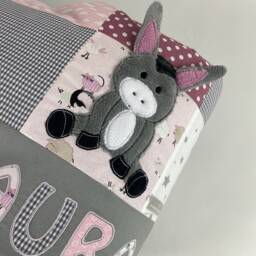 Baby Blanket/Playmat Patchwork Donkey/Rabbit Krd3009 - thumbnail 3