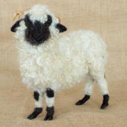 Made To Order Needle Felted Sheep Custom Needle Felted Animal Sculpture - thumbnail 3