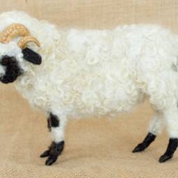 Made To Order Needle Felted Sheep Custom Needle Felted Animal Sculpture - thumbnail 4