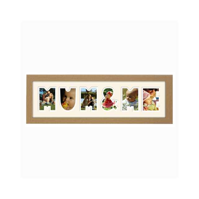 Mum & Me Photo Frame Word Name Special Gift Father's Day 1283 By Photos in A Word - image 1