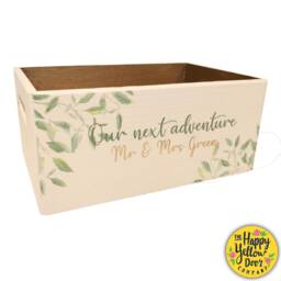 Personalised Hand-Painted Book Crate, Nursery Decor - thumbnail 3