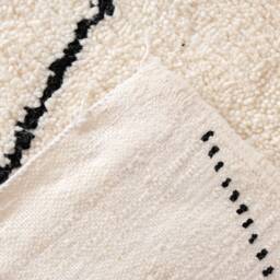 Classic Beni Ourain Rug, Authentic Moroccan Rug 3x5 Ft, Handmade Berber Carpet, Genuine Wool Rug, Area Tapis Berbere - thumbnail 4