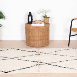 Classic Beni Ourain Rug, Authentic Moroccan Rug 3x5 Ft, Handmade Berber Carpet, Genuine Wool Rug, Area Tapis Berbere - thumbnail 2