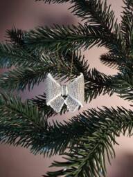 Bead Bow, Decoration For The Christmas Tree, A Gift, Decoration, New Year's Handicraft, Home