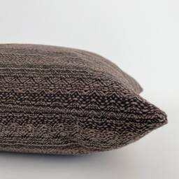 Moche Coffee - Brown Pillow Cover, Decorative Cover in Brown, Designer Tribal Inspired Pillow, Hackner Home - thumbnail 2