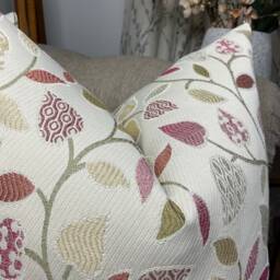 Throw Pillow Cover, Decorative Handmade Cushion Case For Sofa Couch Bedroom, Home Decor, Leaf Pattern - Iliv Fabric, Double Sided - thumbnail 3