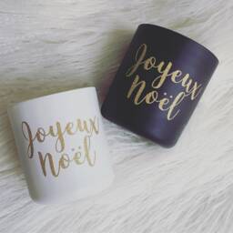 Personalised Soy Wax Candle - Handmade Customise Gold Silver White Gifts Home Decor - thumbnail 2