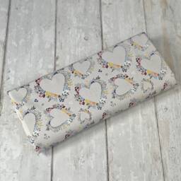 Love Heart Changing Mat, Floral Travel Change Mat, Foldable Changing Girly Heart Baby Mat - thumbnail 2