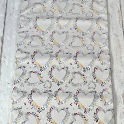 Love Heart Changing Mat, Floral Travel Change Mat, Foldable Changing Girly Heart Baby Mat - thumbnail 4