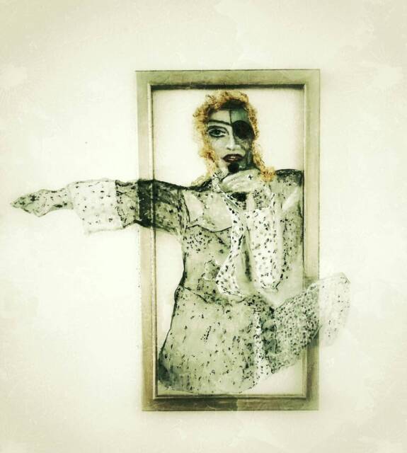 Madonna Portrait Madame X Queen Of Pop Art Wall Decor Large Metal Contemporary Hanging Art Wire Mesh Sculpture Decor 3D - image 1