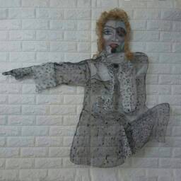 Madonna Portrait Madame X Queen Of Pop Art Wall Decor Large Metal Contemporary Hanging Art Wire Mesh Sculpture Decor 3D - thumbnail 4