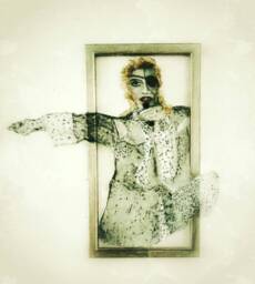 Madonna Portrait Madame X Queen Of Pop Art Wall Decor Large Metal Contemporary Hanging Art Wire Mesh Sculpture Decor 3D - thumbnail 1