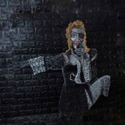 Madonna Portrait Madame X Queen Of Pop Art Wall Decor Large Metal Contemporary Hanging Art Wire Mesh Sculpture Decor 3D - thumbnail 2