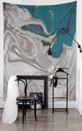 Blue Marble - Wall Tapestry Tapestry Hangings Wanderlust Bohemian Home Decor Dorm T#58