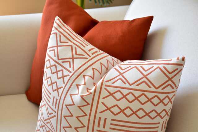Aztec Striped Outdoor Pillow Waterproof Garden Cushion - image 1