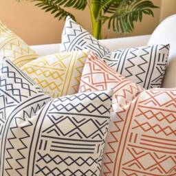 Aztec Striped Outdoor Pillow Waterproof Garden Cushion - thumbnail 3