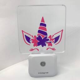 Unicorn - Led Night Light Baby Nursery Decor Personalised Gift Present For Her - thumbnail 3