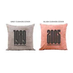 Personalised Favourite Thing Bold Date Cushion - Custom Year Pillow Birthday Gift Unique Home Decor Special Occasion Present - thumbnail 3