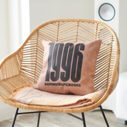 Personalised Favourite Thing Bold Date Cushion