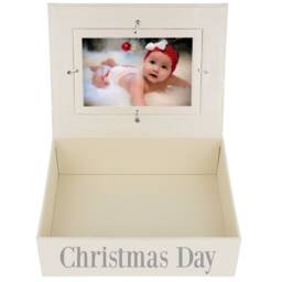 2025 Personalised Baby Memory Box & Photo Frame Christmas Keepsake - New Baby's First Album Little Star - thumbnail 2