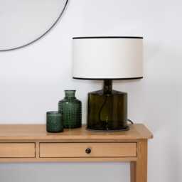Frances Recycled Glass Lamp 32cm - thumbnail 2