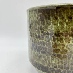 Handmade Green Ceramic Plant Pot Sanna Boho Style, Indoor Planter, Multiple Sizes D15cm-D31cm - thumbnail 3