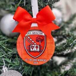 Armagh Gaa Christmas Ornament - Irish All Ireland Winners Gaelic Football Orange County
