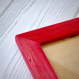 A2 Frame Poster - Red Picture Large Photo Big Modern Classic Frames Handmade Wedding Mounted Option - thumbnail 1