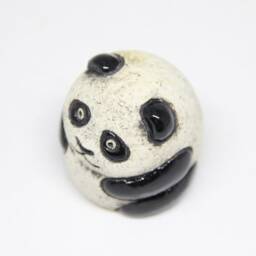 Ceramic Panda Sculpture Collectible Figurine, Unique Artwork - 1.96 - thumbnail 4