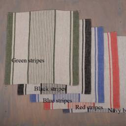 Curtains 100% Linen Striped Softened - Window Panel. Kitchen Living Room Farmhouse Curtains. Grain Sack Flax. Bedroom Valance Black Stripes - thumbnail 4