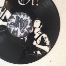 Wall Decoration/Clock in A Real Vinyl Record 33 Tours -Oi - Skinhead Bird Rude Boy - thumbnail 3