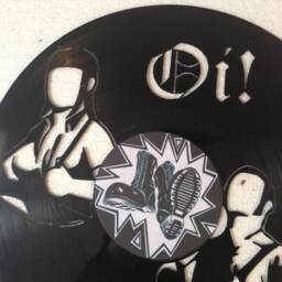 Wall Decoration/Clock in A Real Vinyl Record 33 Tours -Oi - Skinhead Bird Rude Boy - thumbnail 2