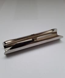 Curtain Pole Connector Silver - Fits 25mm Or 19mm Rod Metal Joiner Coupler Extension Piece Window Hardware - Pack Of 1