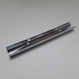 Curtain Pole Connector Silver - Fits 25mm Or 19mm Rod Metal Joiner Coupler Extension Piece Window Hardware - Pack Of 1 - thumbnail 2
