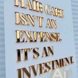 Beauty Room Acrylic Sign - Hair Quote Wall Art - A3 - thumbnail 3