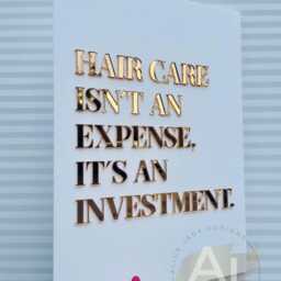 Beauty Room Acrylic Sign - Hair Quote Wall Art - A3 - thumbnail 4
