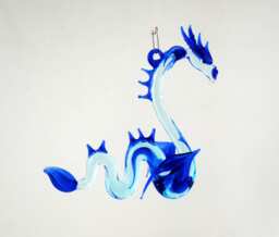 36-910 Large Sea Dragon Aqua Cobalt - thumbnail 1