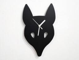 Fox Silhouette - Wall Clock - thumbnail 1