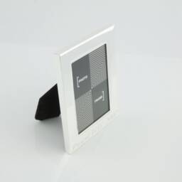 Baby Picture Frame Silver-Plated With Engraving Personal Gift Baptism Wedding Love Romance To Stand Or Hang - thumbnail 3