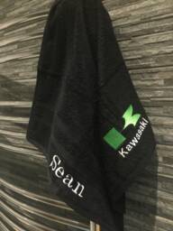 Personalised Sweat Towel, Sports Gym Gift For Him, Fitness Her, Motorcycle Gift, Custom Embroidery Made To Order