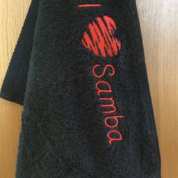 Personalised Sweat Towel, Sports Gym Gift For Him, Fitness Her, Motorcycle Gift, Custom Embroidery Made To Order - thumbnail 4