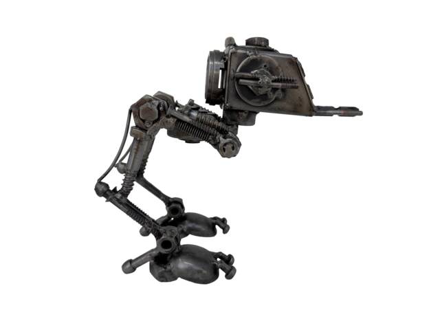 The Best Unique Walker Sculpture. 5.5 Inches High. 100% Handmade. All Recycled Parts. A Perfect Gift For People Who Loves Sci-Fi Movies - image 1