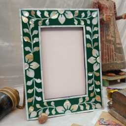 Handcrafted Mother Of Pearl Inlay 6x8 8x10 10x12 Photo Frame - thumbnail 2