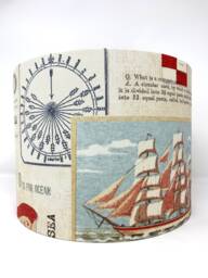 Sailing Lampshade, Boats Lamp Shade, Ships, Nautical Decor For Boat Or Beach