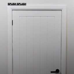 Splish Splash Door Topper - Funny Bathroom Sign Cute Family Toilet Or Loo Decor Kids Wall Housewarming Gift Idea - thumbnail 2
